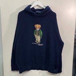 Polo RL Polo Bear Navy Hoodie